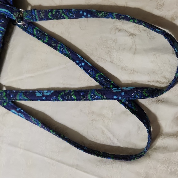 Stone Mountain Accessories Blue and Green Quilted Shoulder Bag - Picture 5 of 11